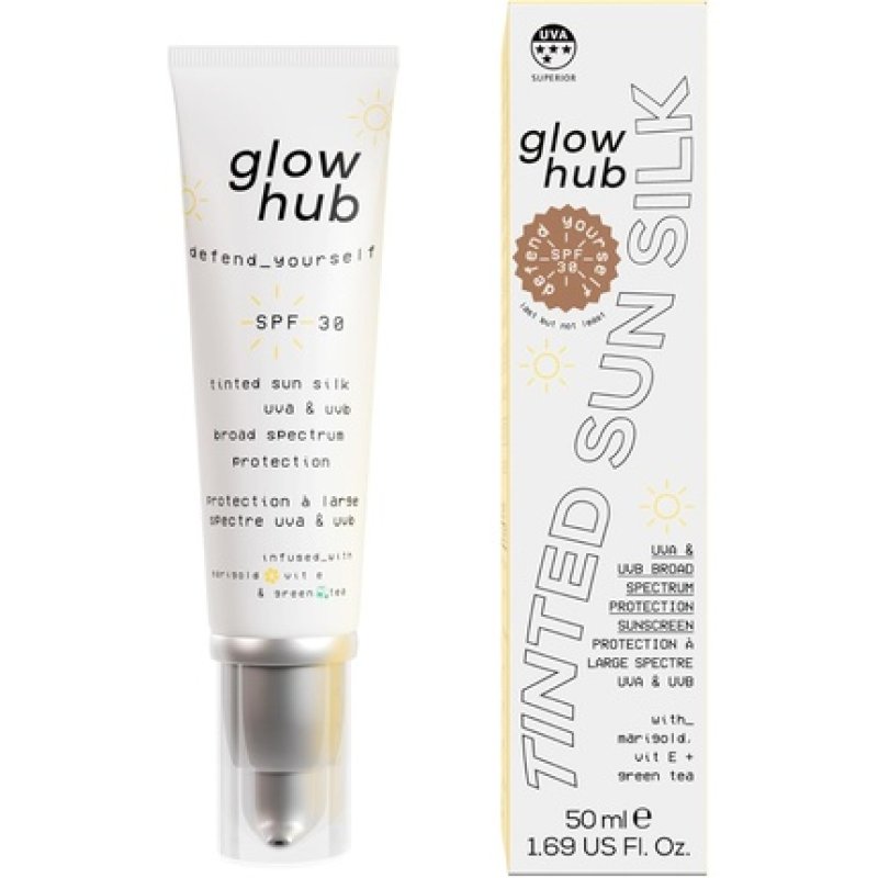 Glow Hub Defend Yourself Facial Sunscreen SPF 30 Tinted 50ml