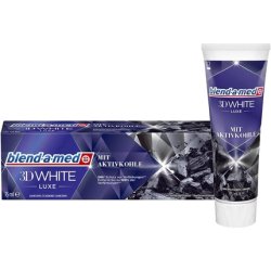 Blend a Med 3D White Luxe with Activated Charcoal Toothpaste 75ml