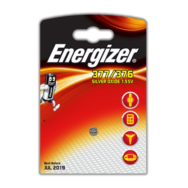 Energizer 377/376 Batterie à usage unique Argent-Oxide (S)