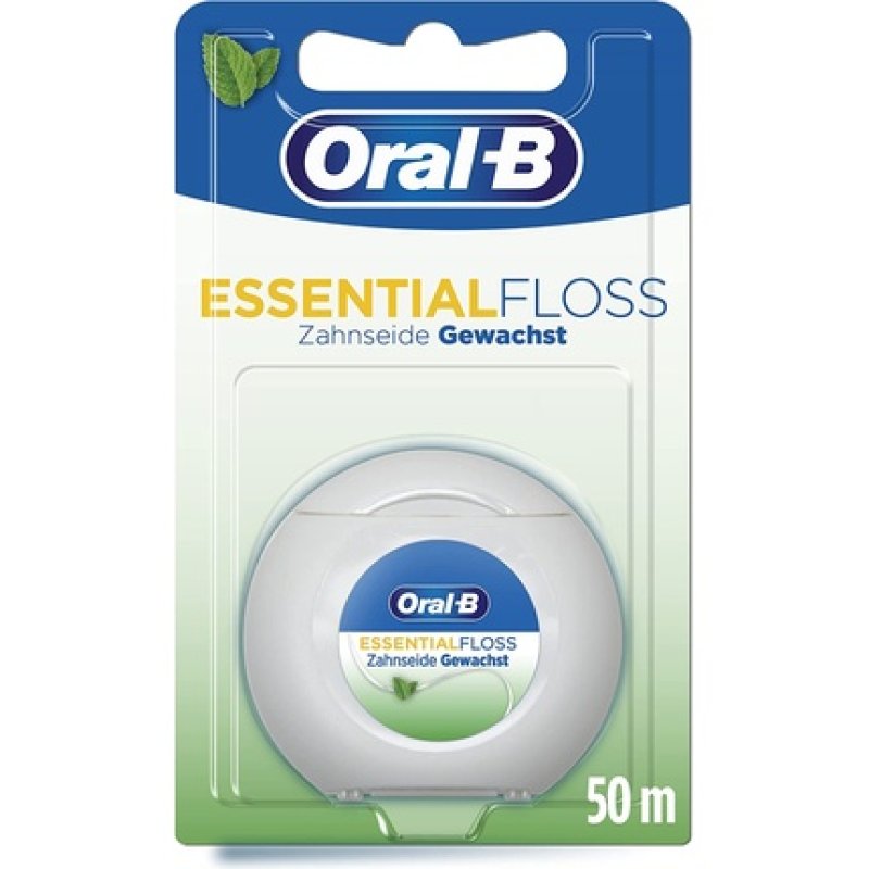 Oral-B Fil dentaire Essentialfloss, 50 m, goût de menthe