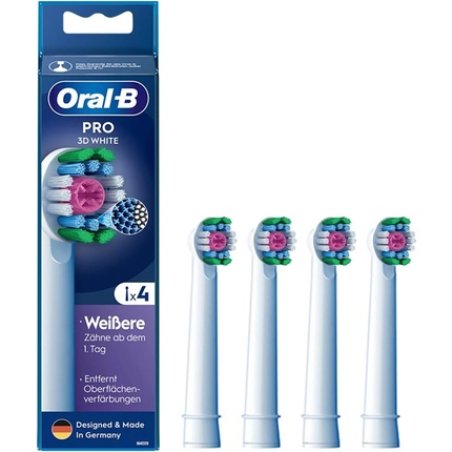 Oral-B Pro 3D White Aufsteckbürsten 4er (weiß)