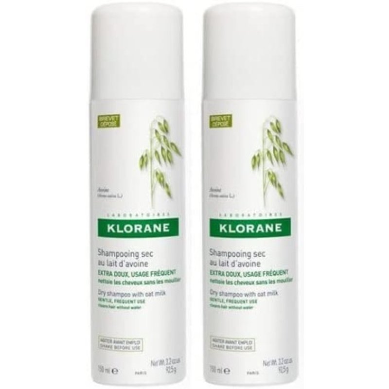 Klorane Dry Shampoo 150ml - Pack of 2