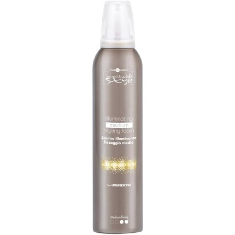 Hair Company Inimitable Style Illuminating Mousse Medium Fixing 250ml