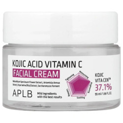 Aplb Kojic Acid Vitamin C Facial Cream 186 Fl Oz 55 Ml
