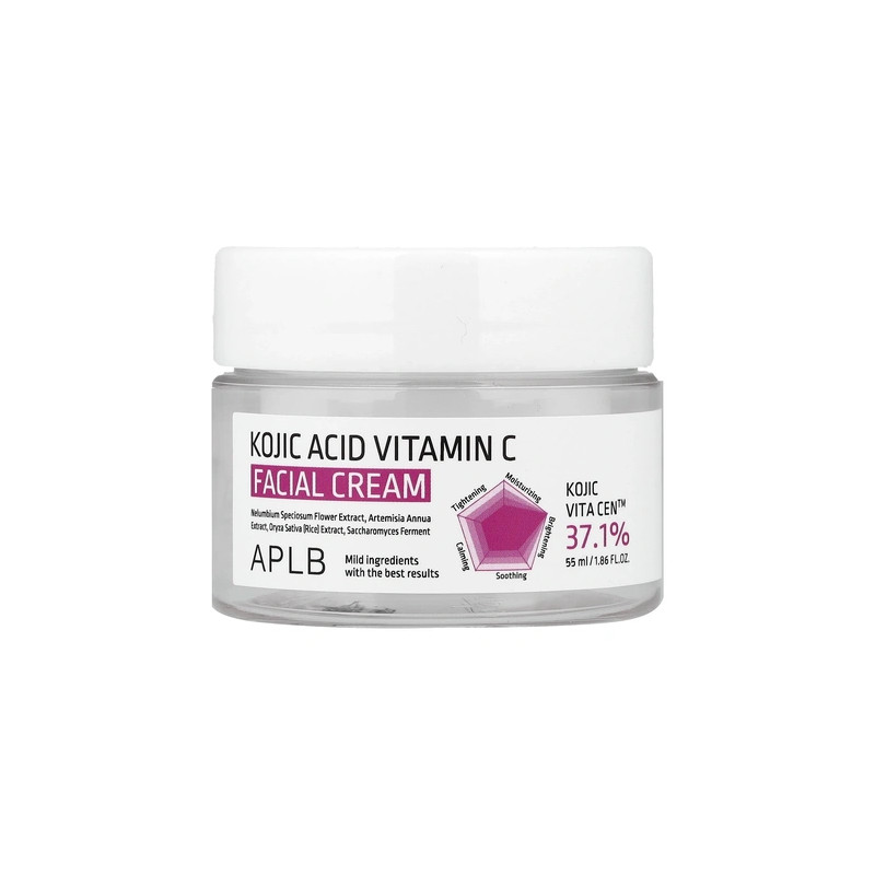 Aplb Kojic Acid Vitamin C Facial Cream 186 Fl Oz 55 Ml