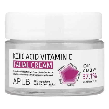 Aplb Kojic Acid Vitamin C Facial Cream 186 Fl Oz 55 Ml