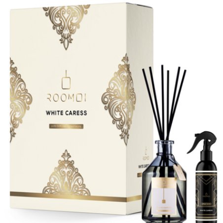 Roomoi White Caress Ambient Diffuser 200 Milliliters Home Spray 100 Milliliters