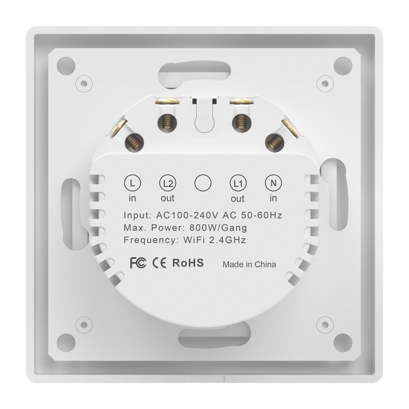 Avatto TS20-EU-W2 WiFi touch light switch