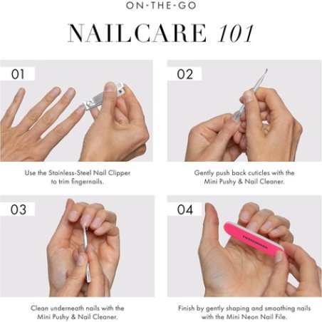 Tweezerman Mini Neon Nail Care Kit