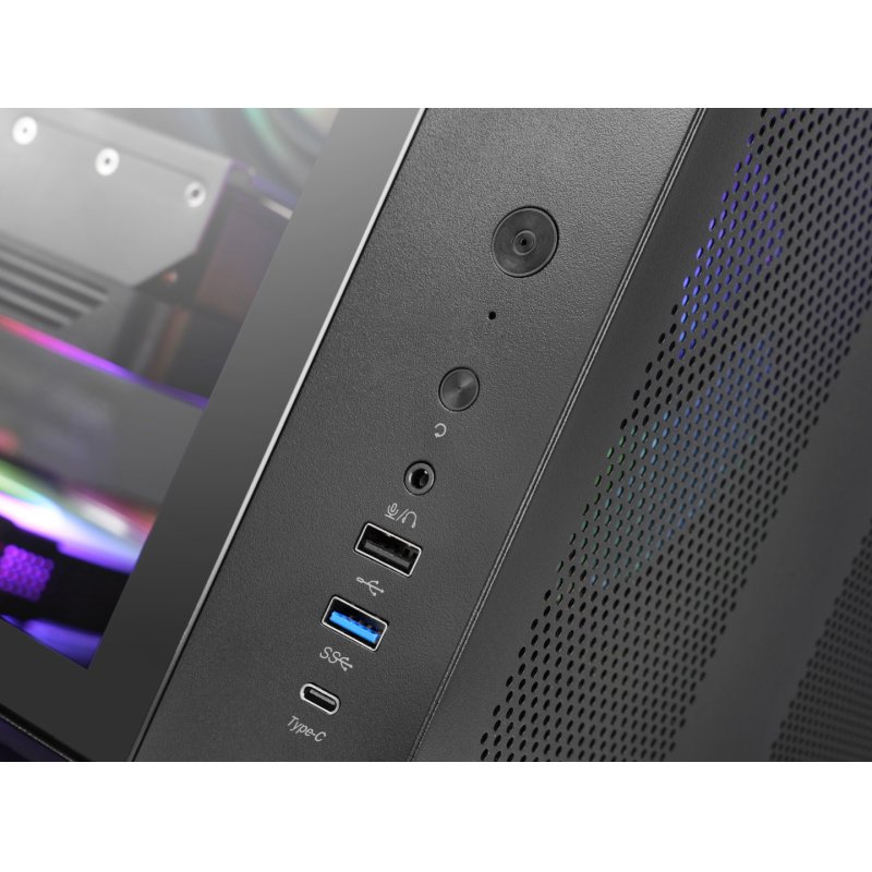 Mars Gaming MC-CURV Midi Tower Black