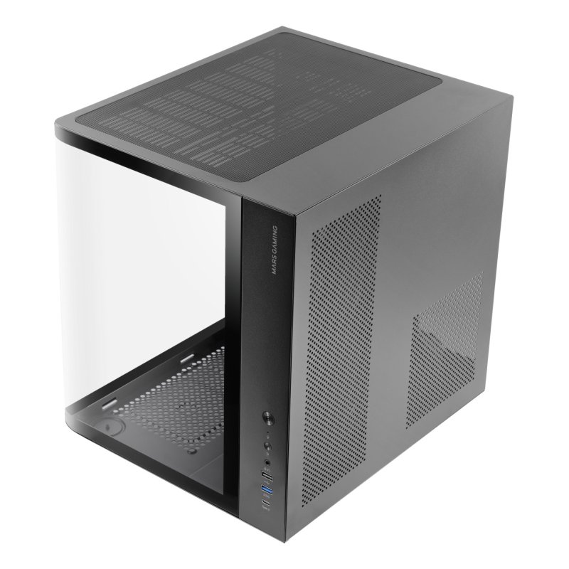 Mars Gaming MC-CURV Midi Tower Black