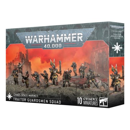 Warhammer 40k - Space Marine du Chaos Escouade de Gardes Renegats