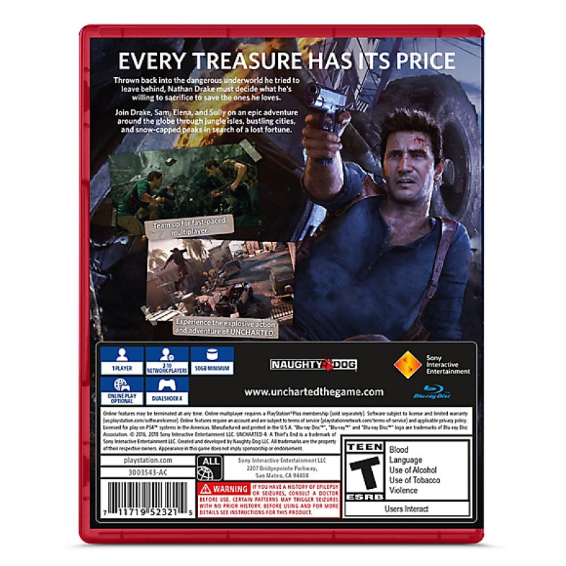 Uncharted 4: A Thief's End (Playstation Hits) /PS4