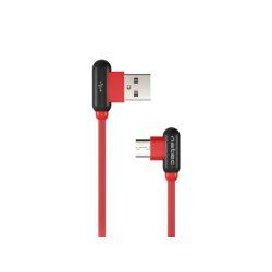 NATEC NKA-1201 câble USB USB 2.0 1 m USB A USB C Noir, Rouge