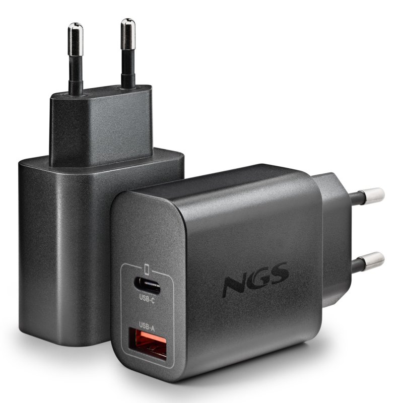 NGS ERA 30W BLACK Universal AC Fast charging Indoor