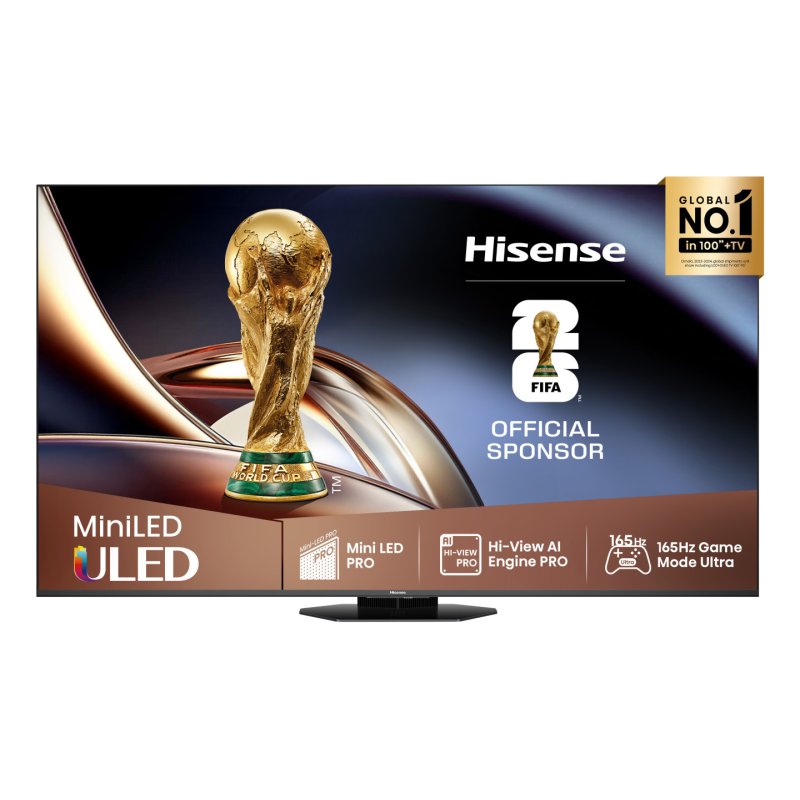 Hisense 55U8Q 139.7 cm (55 ) 4K Ultra HD Smart TV Wi-Fi Black 700 cd/m2