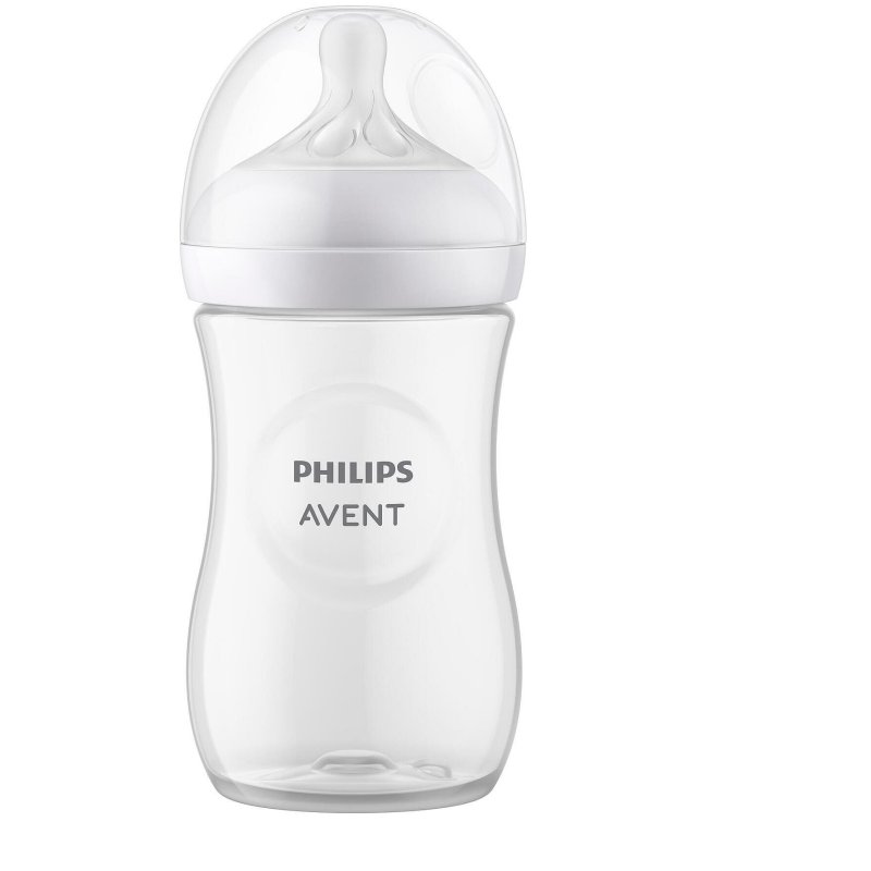 Philips Avent - Baby Bottle, 1 Bottle, 9oz/260ml, medium Flow Nipple, 3-6m