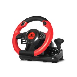 Spirit of Gamer Race Wheel Pro 1 Noir, Rouge USB Volant pédales Analogique/Numérique PC