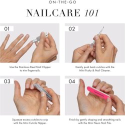 Tweezerman Mini Neon Nail Rescue Kit