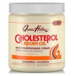 Queen Helene Cholesterol Hair Conditioning Creme with Argan Oil 15 Oz