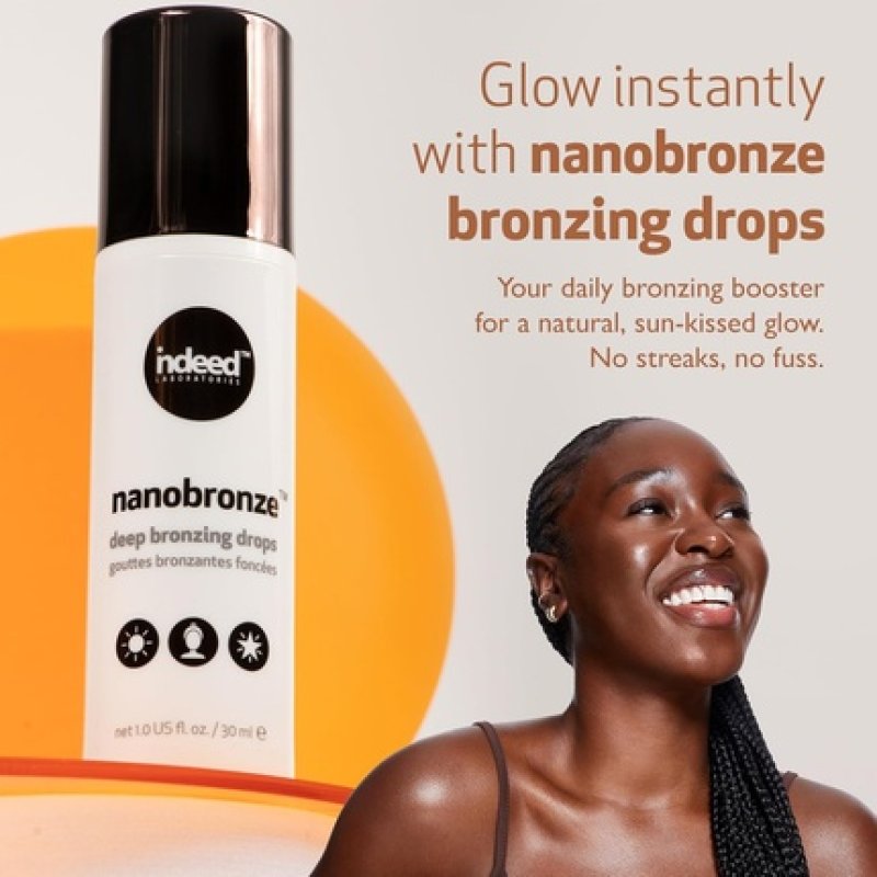 Indeed Labs Nanobronze Deep Bronzing Drops Natural Glow Enhancer