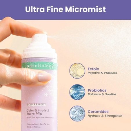 Patchology Skin Remedy Calm & Protect Micro Mist Hydrating Facial Spray