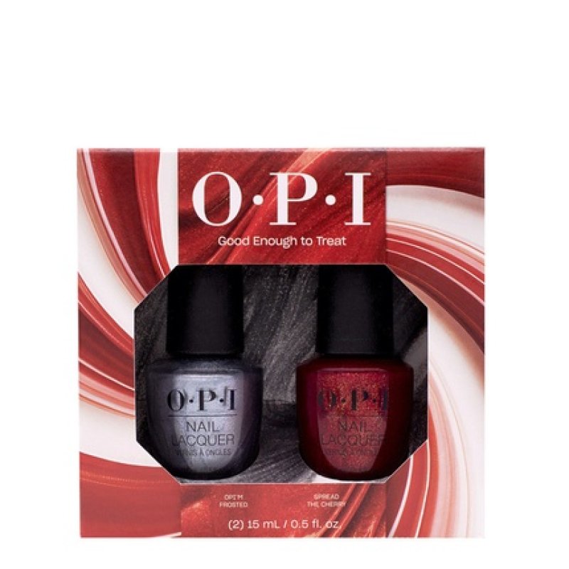 Opi Nail Lacquer Holiday 25 Good Enough To Treat Duo Pack 2x15ml