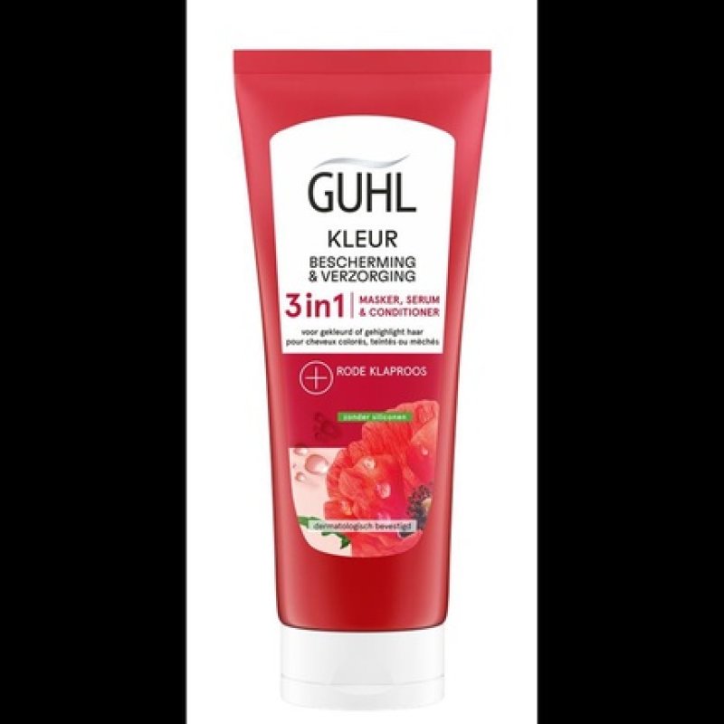 Guhl 3 In 1 Maskserumconditioner Color Retention Red Poppy