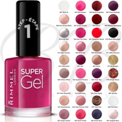 Rimmel Super Gel High Shine Long-Lasting Nail Polish No.58 Verry Berry 12ml