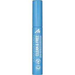 Manhattan Clean & Free Mascara Colour 1010N Black Waterproof Nourishing Vegan 7ml