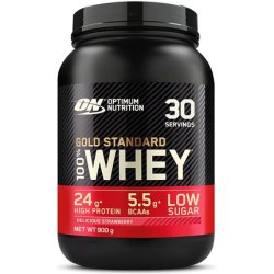Optimum Nutrition Gold Standard Whey Protein Muscle Building Powder with Glutamine and Amino Acids 30 Servings 900g