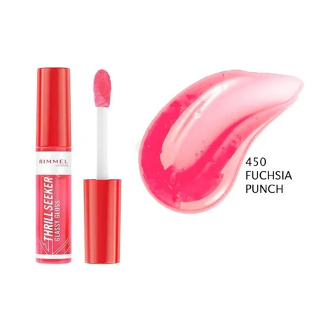 Rimmel London Thrill Seeker Glassy Gloss 450 Fuchsia Punch - Gel Polish