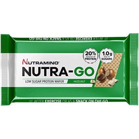 Nutramino Nutra-Go Low Sugar Hazelnut Protein Wafer 12 x 39g