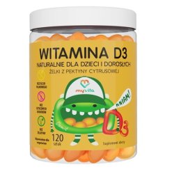 Myvita Natural Vitamin D3 Gels - 120 Pieces - Long Validity
