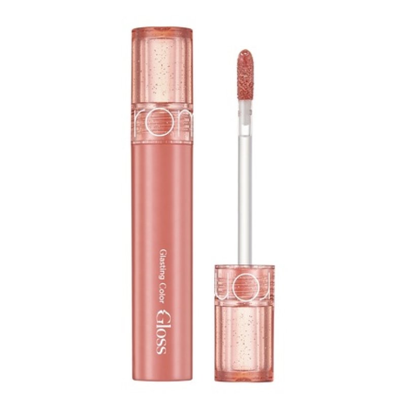 Rom&Nd Glasting Color Gloss Lip Gloss 09 Peach Sparkle 4g