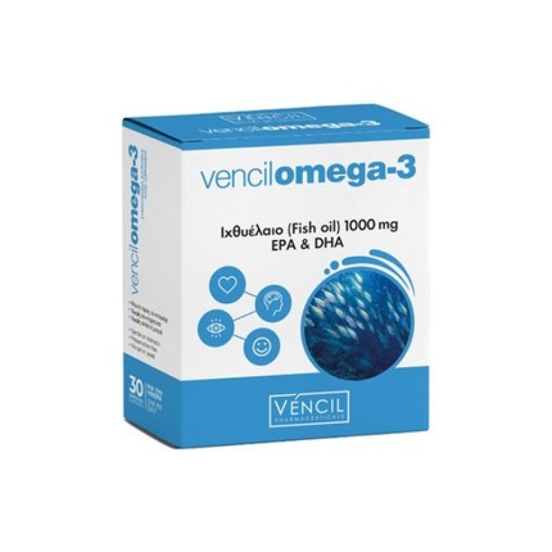 Vencil Omega-3 High Purity Dietary Supplement - 30 Capsules