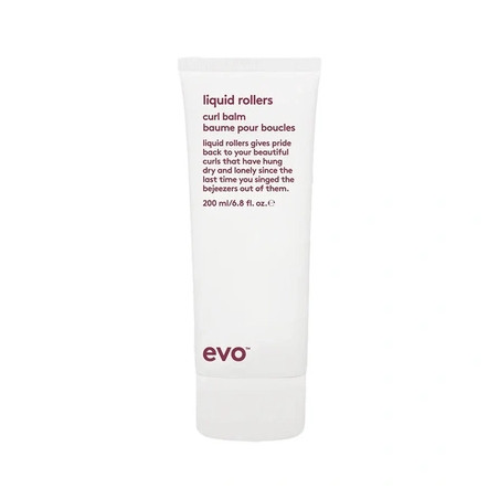 Evo Curl Liquid Rollers Curl Balm 200ml Antifrizz Curl Balm For Curly Hair