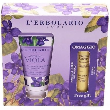 L'Erbolario Purple Accordo Hand Cream and Lip Protector
