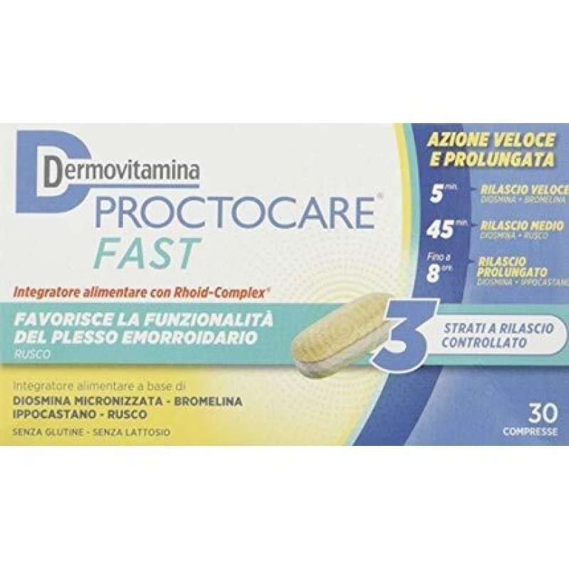 Proctocare Fast Dermovitamin 30 Tablets