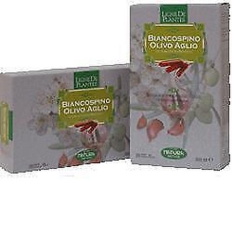 Ligne De Plantes Hawthorn Olive Garlic Dietary Supplement 20 Ampoules