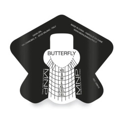 Mesauda Mnp Butterfly Nail Forms 250 Pieces Of Aluminum Nail Reconstruction Forms