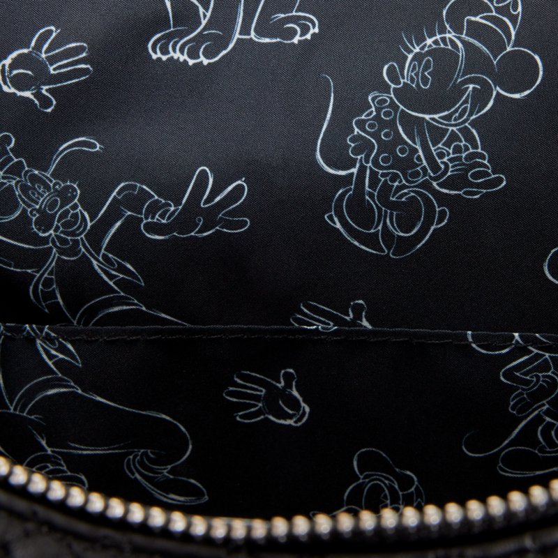DISNEY - Mickey & Amis "Sketched" - Mini Sac à Dos LoungeFly