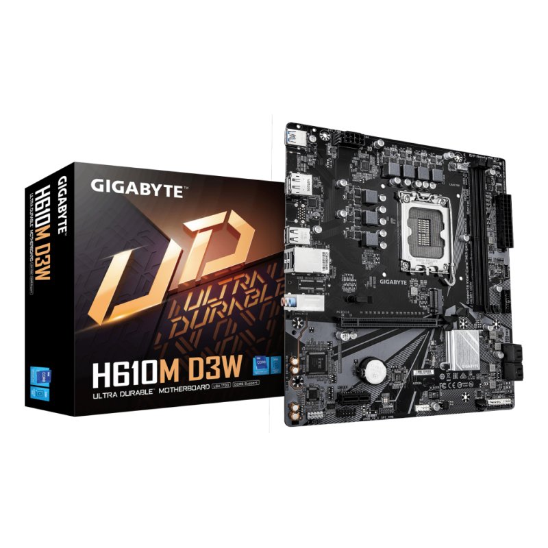 PLACA BASE GIGABYTE H610M D3W 1700 MATX DDR4