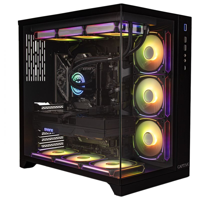 CAPTIVA 90465 PC/workstation Intel Core™ i9 i9-14900KF 64 GB DDR5-SDRAM 2 TB SSD NVIDIA GeForce RTX 5070 Ti Windows