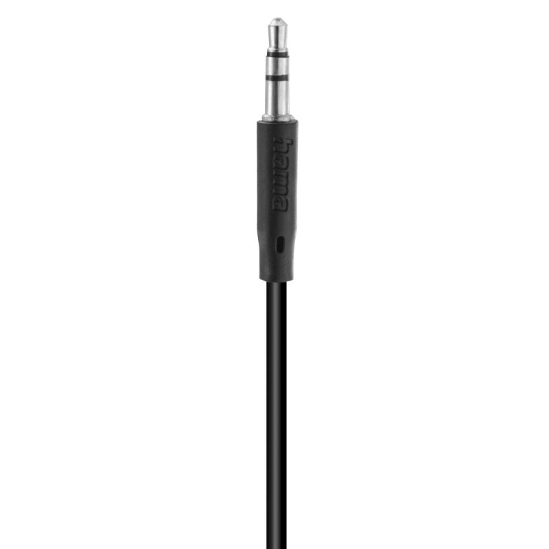 Hama (Slight II) Headphones, 3.5mm Jack, Adjustable Headband, 120cm Cable, Black