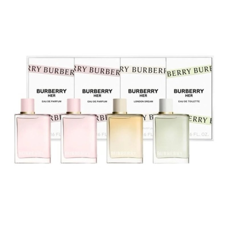 Her Miniatures Set - Includes Her Eau De Parfum 5ml, Her Eau De Parfum 5ml, Her London Dream Eau De Parfum 5ml, And Her