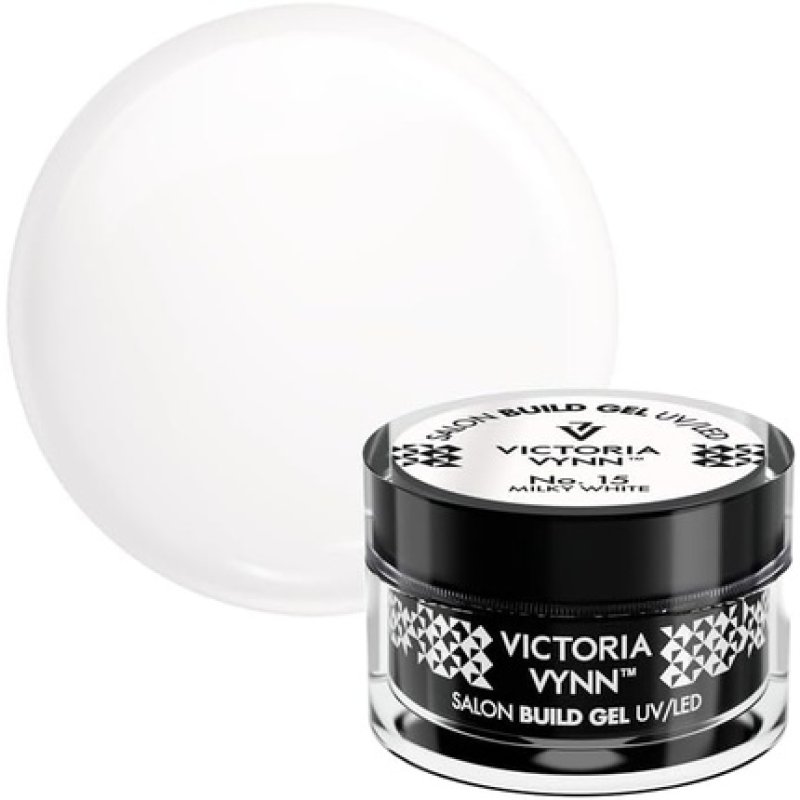 Victoria Vynn Build Gel UV/LED Gel Builder Nails Building Extension No. 15 Milky White 15ml