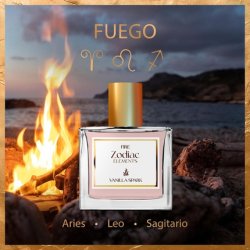 Zodiac Fire Elements Vanilla Spark Floral Amber Fragrance Eau De Toilette