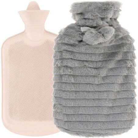 Ruhhy Soft-Covered 2L Hot Water Bottle for Pain Relief and Comfort 19806