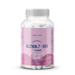 Pure Lab Vitamins K2 MK7 D3 Calcium 130 Capsules